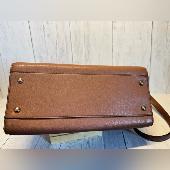 Charming Charlie Faux Brown Handbag - Picture 6 of 12